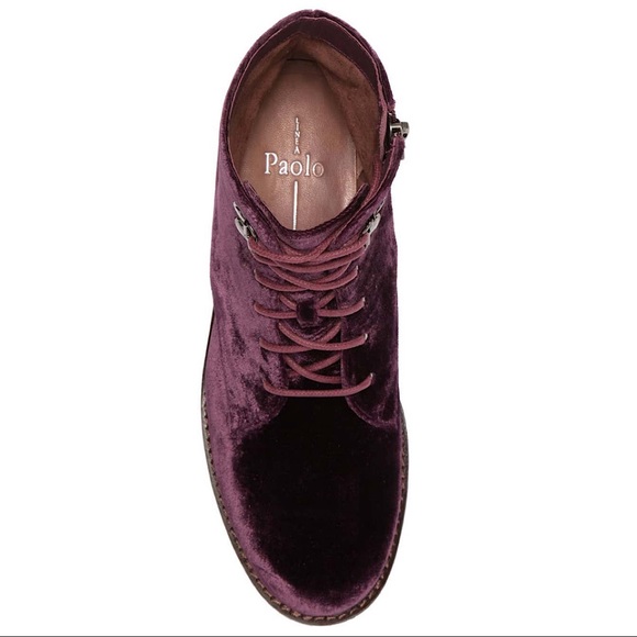 Linea Paolo Fame Velvet Ankle Boot - Picture 4 of 5